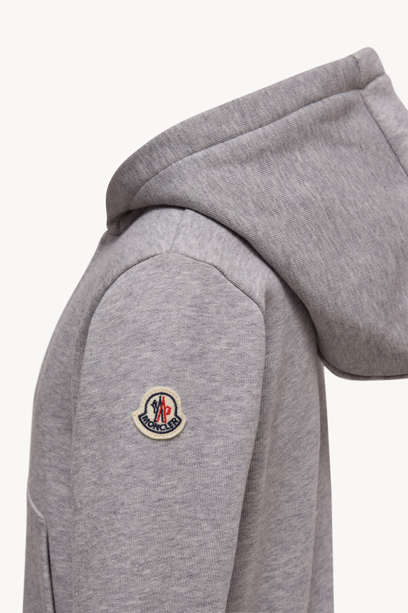 Cotton Sweatsuit Set Boy Grey Moncler 3
